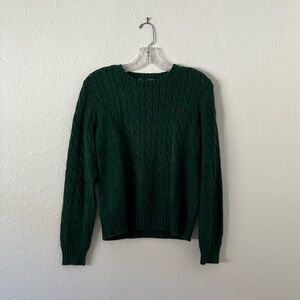 Green Ralph Lauren Cotton Sweater